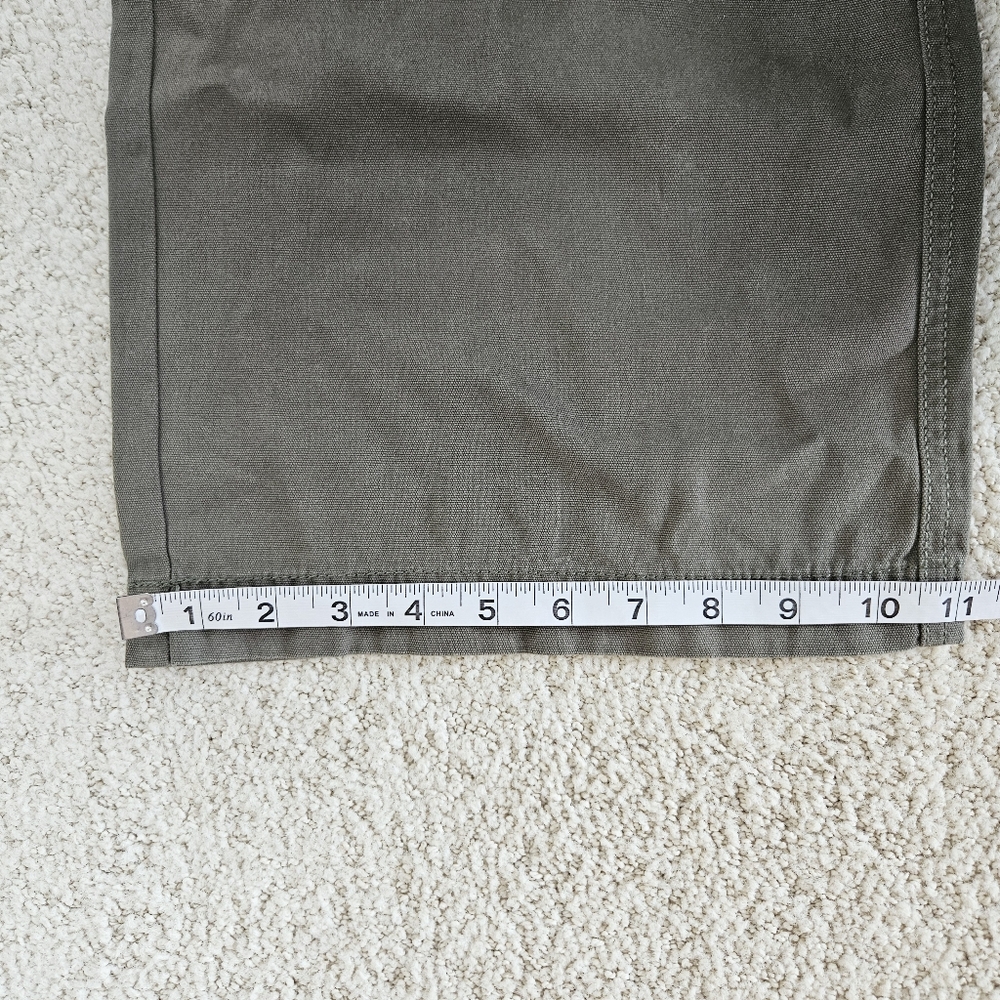 Aeropostale Cargo Pants Womens XL Green Utility Baggy Loose Y2K Relaxed Grunge - Picture 6 of 10